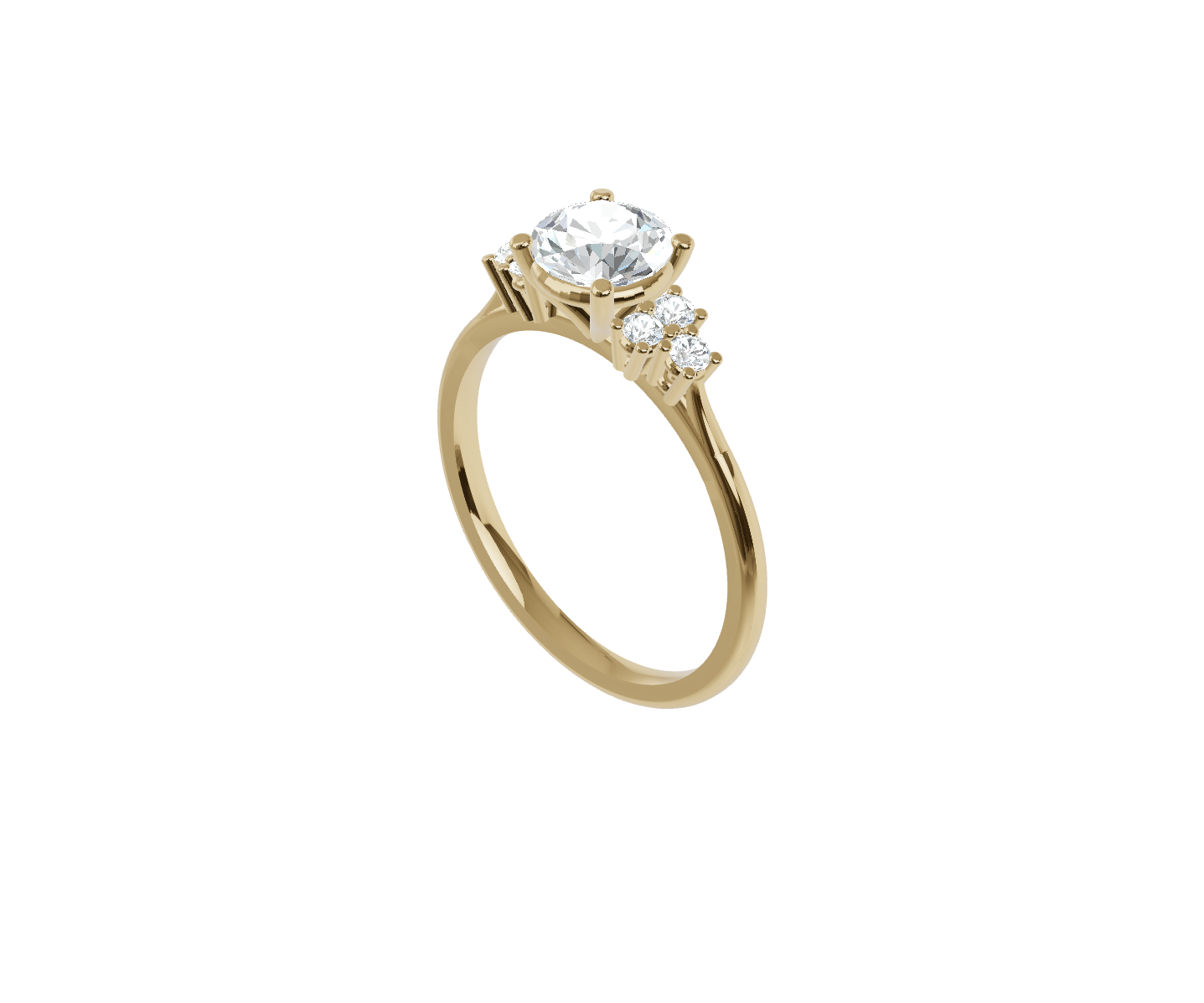 Cluster Diamond Ring