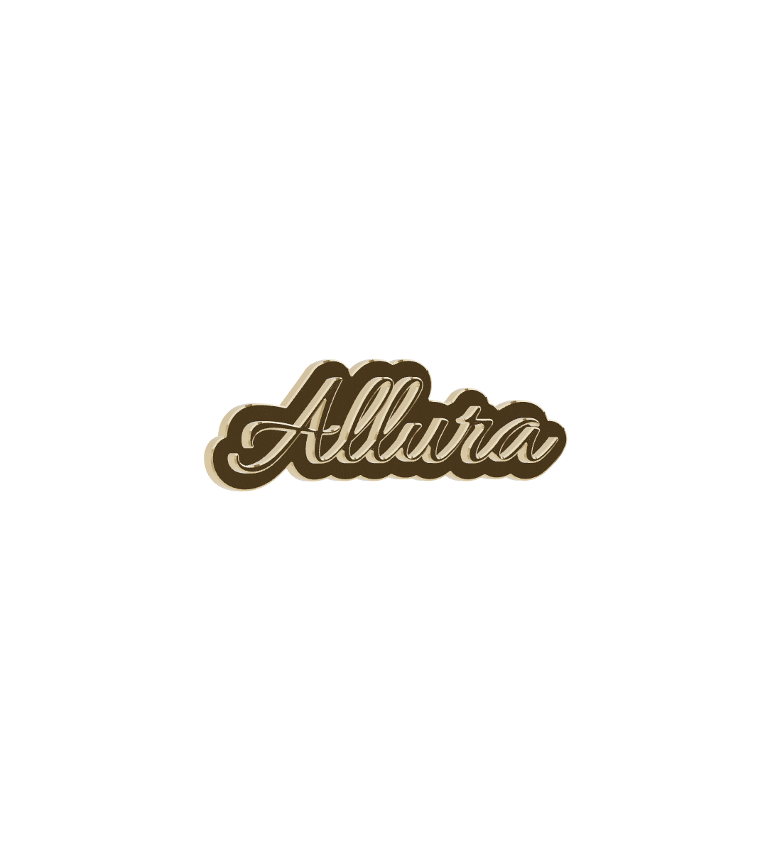 Allura Font with Backplate