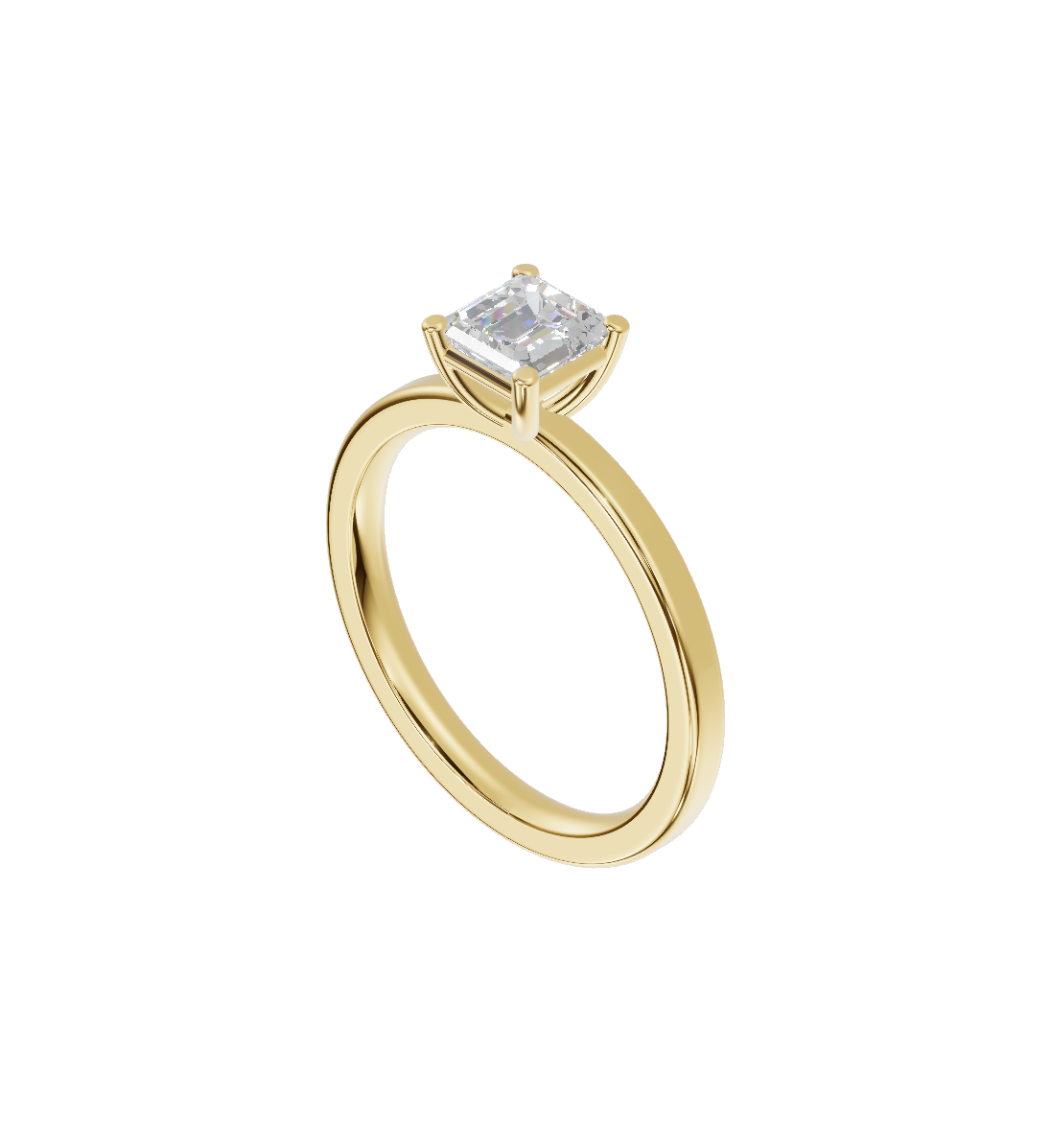 Asscher Solitaire