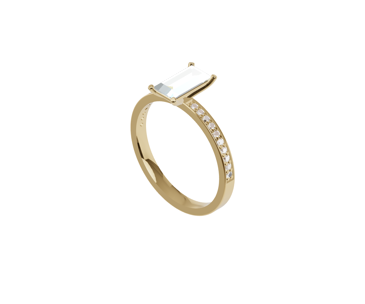 Baguette Pave