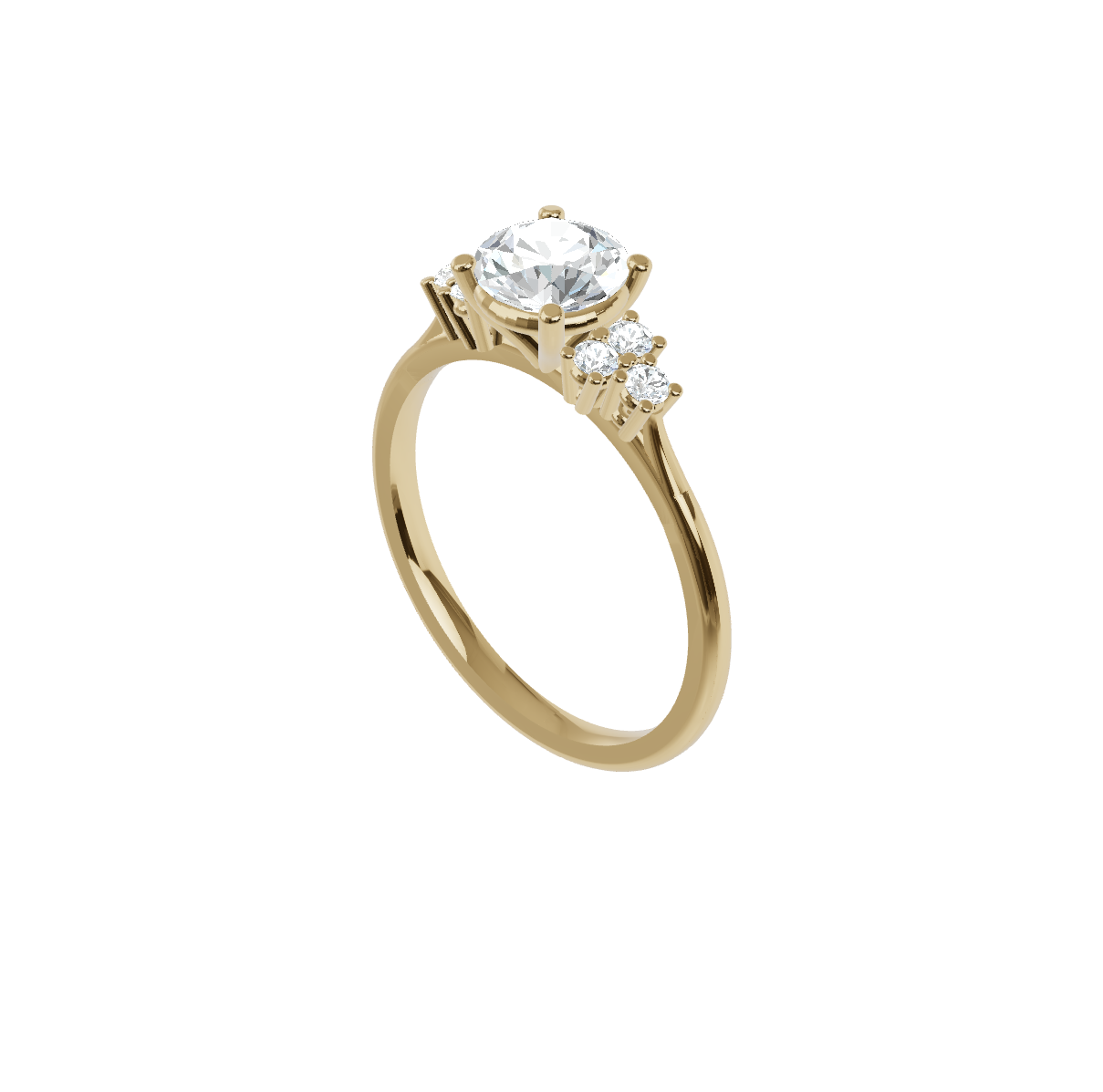 Cluster Diamond Ring