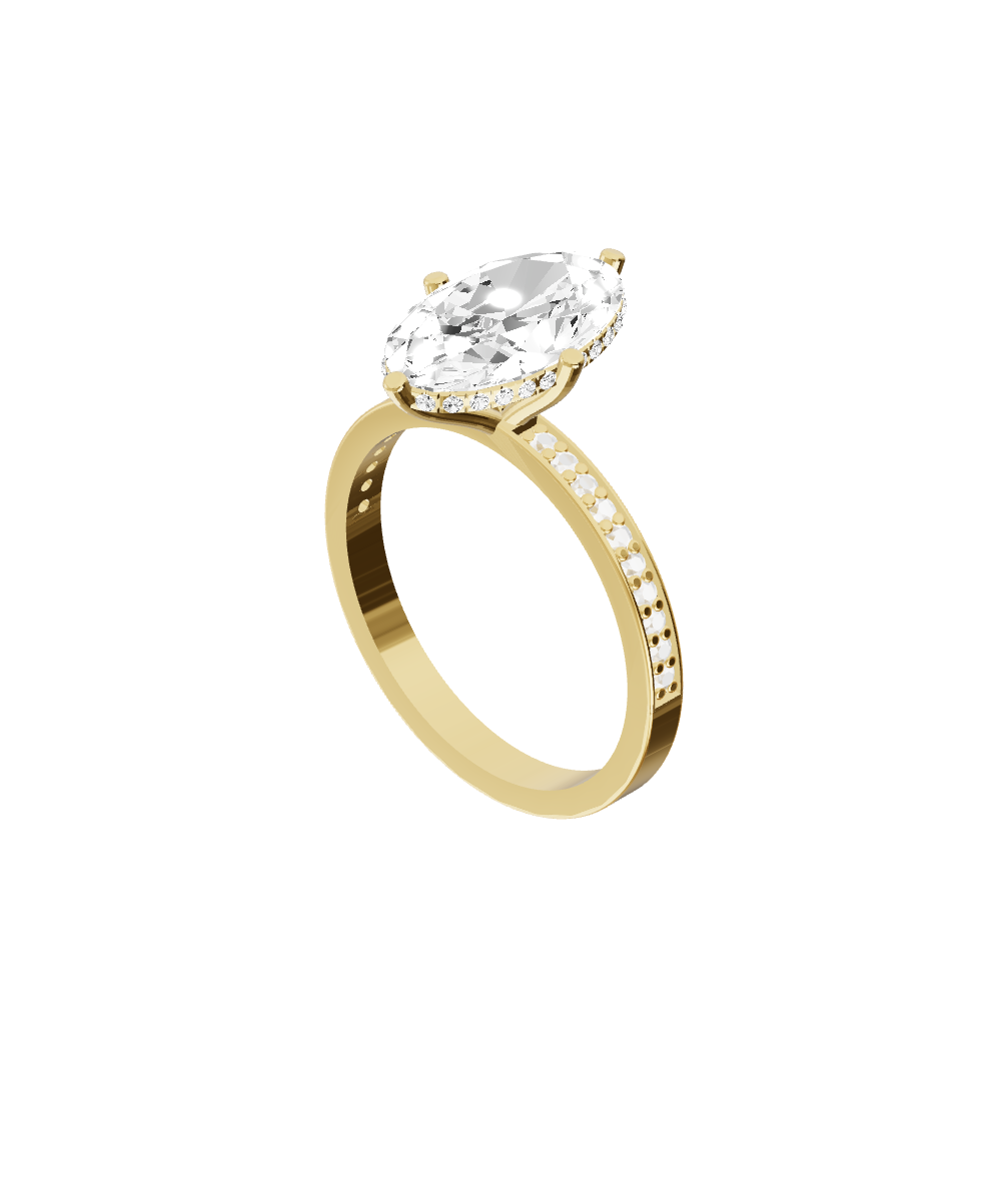 Oval Pave