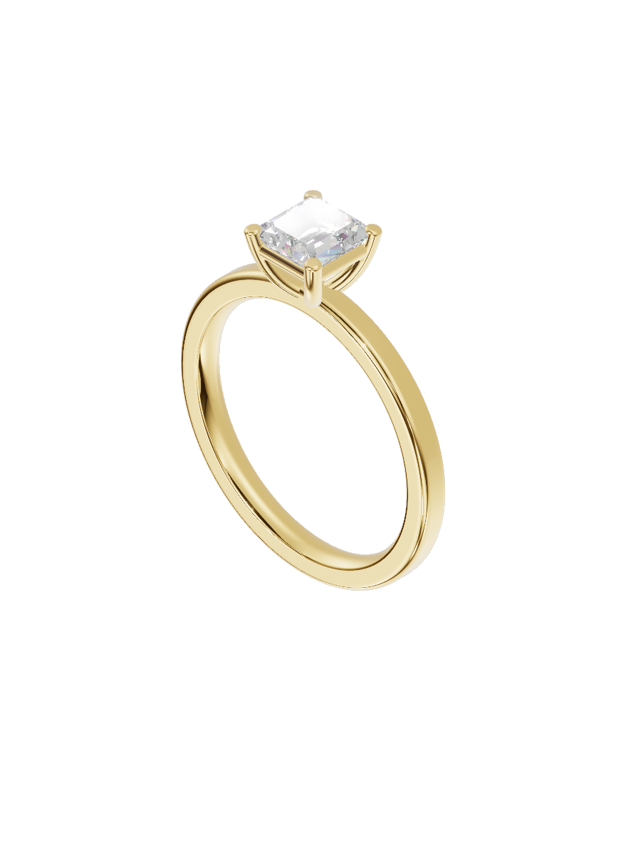Asscher Solitaire