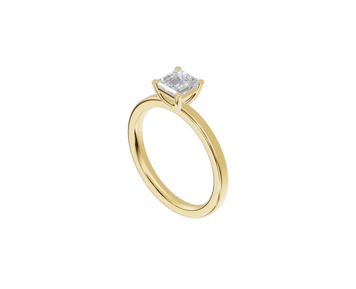 Asscher Solitaire