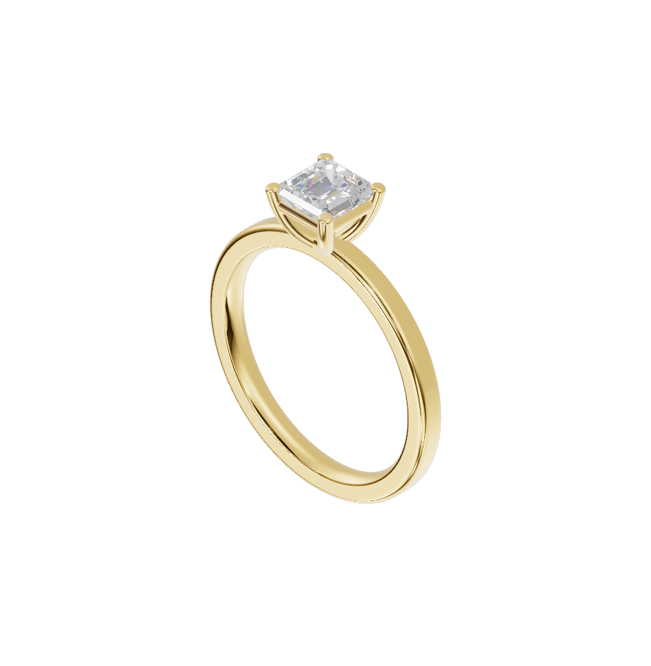 Asscher Solitaire