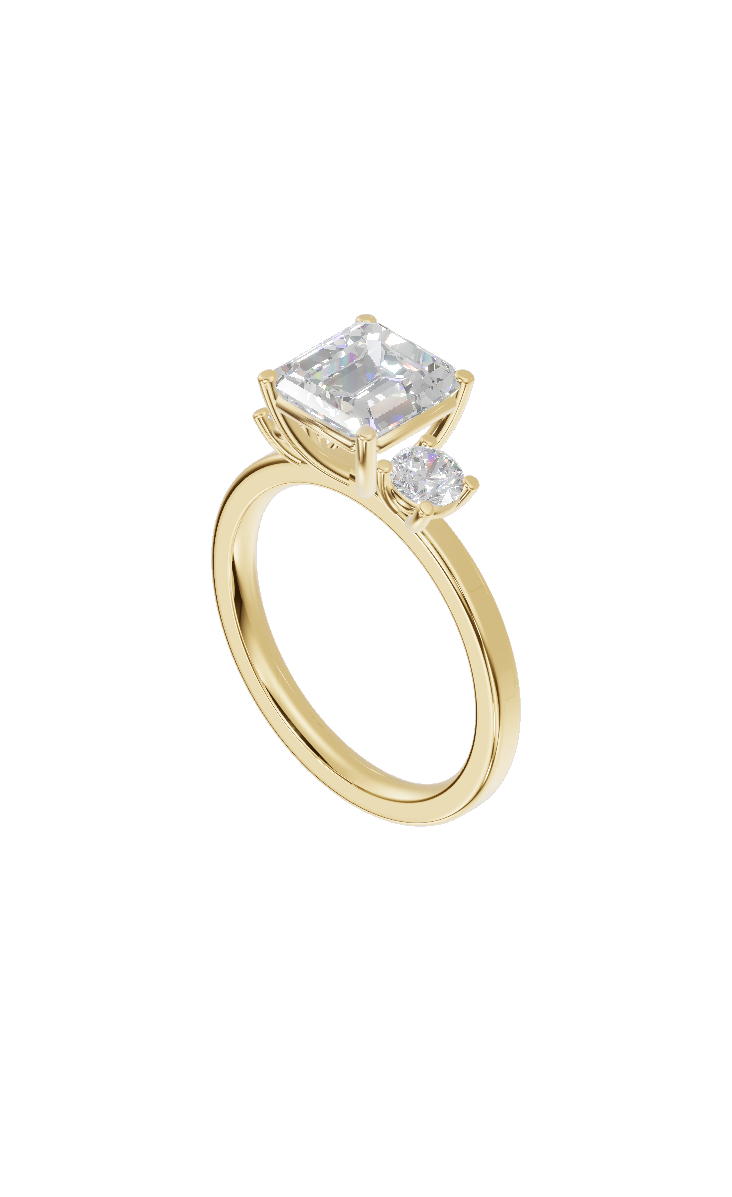 Asscher Three Stone