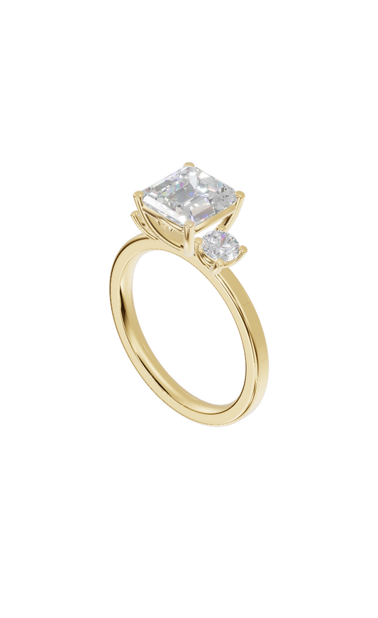 Asscher Three Stone