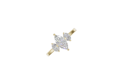 Princess Three Stone