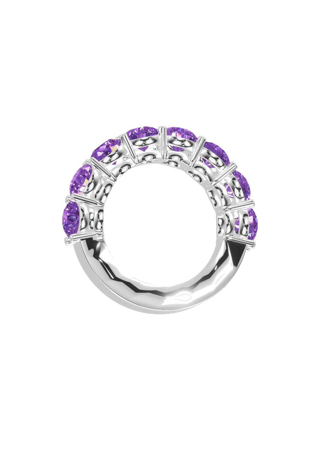 Basket Eternity Ring