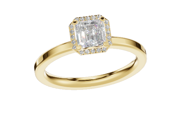 Asscher Solitaire