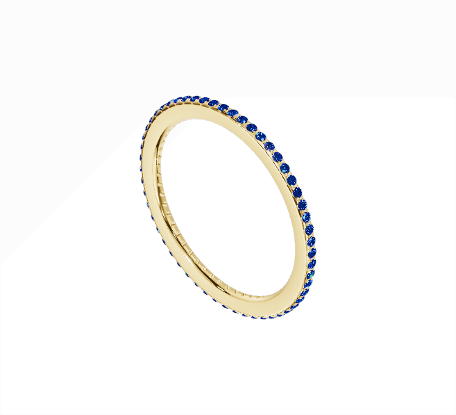 Slim Pave Eternity Ring