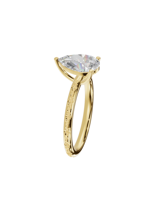 Antique Engraved Solitaire