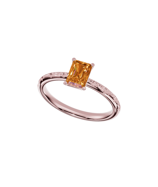 Antique Engraved Solitaire
